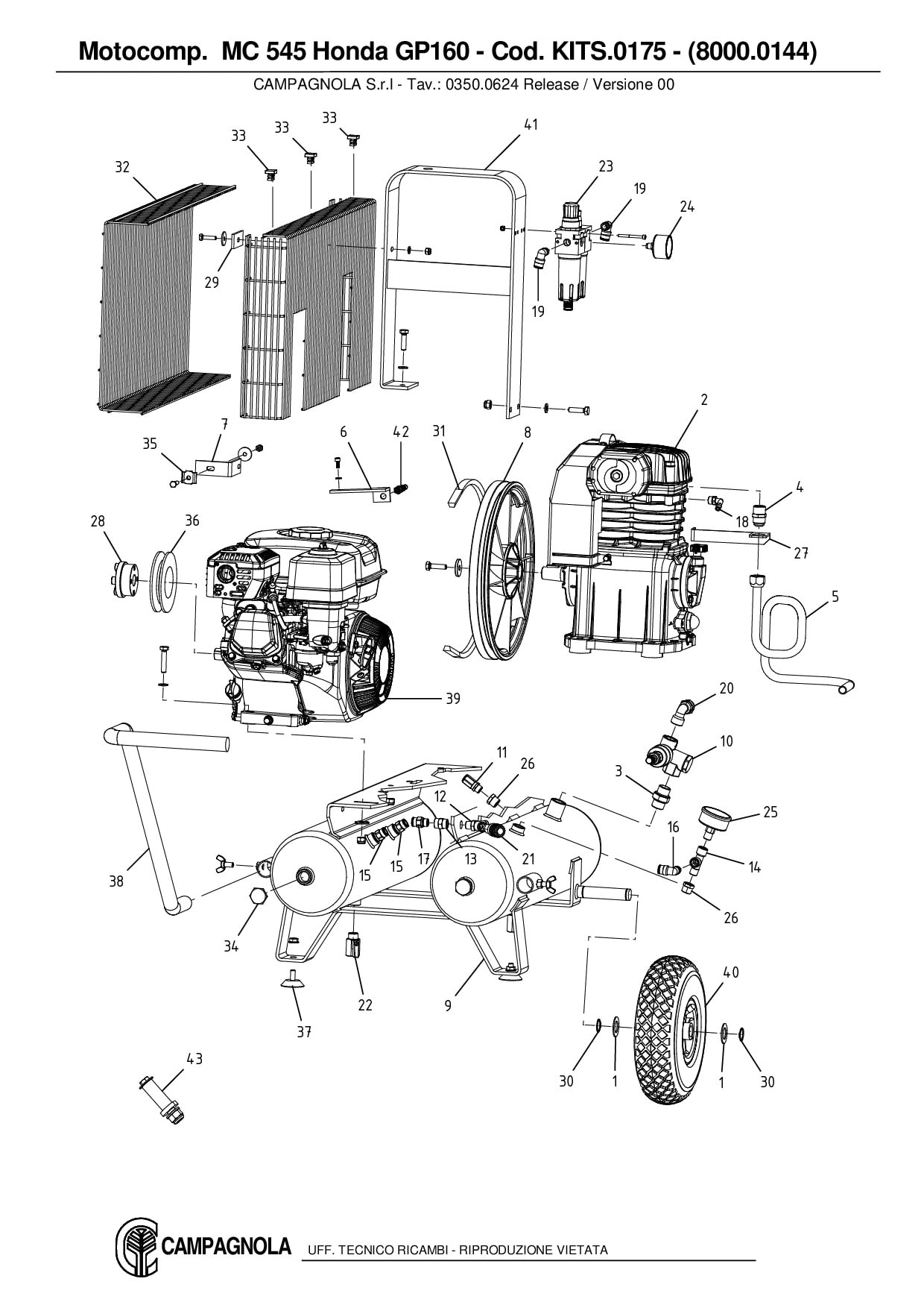 KITS.0175_Motocomp.  MC 545 Honda GP160 – (8000.0144)